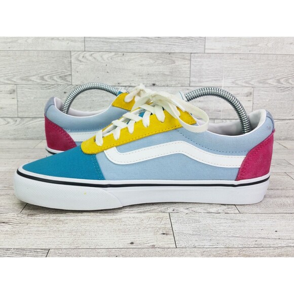 Women's Vans Old Skool Yacht Club Colorblock Canvas Suede Shoes Sneakers 7.5 - Picture 12 of 15